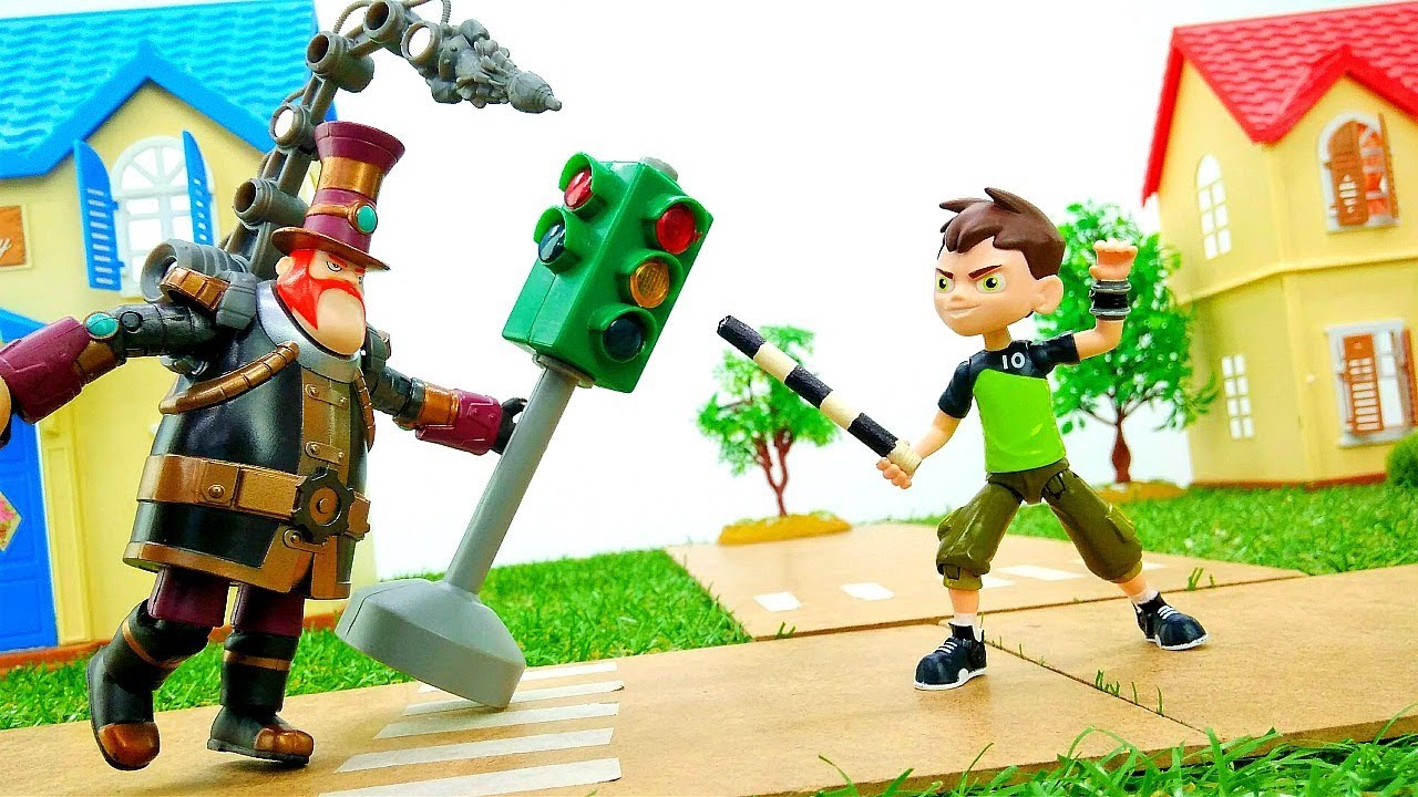 Ben-10-vs-Stim-Smit-Video-pro-igrushki-Ben-Ten
