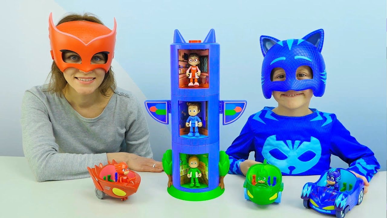 DANIK-i-Mama-igrayut-v-GEROI-V-MASKAH-Nabory-PREVRATIS-V-GEROYA-Ketboj-Gekko-i-Allet