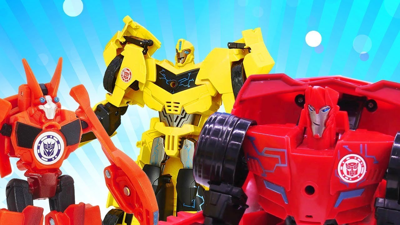 Igry-s-Transformerami-Deseptikony-na-sorevnovanii-Avtobotov-Video-dlya-malchikov
