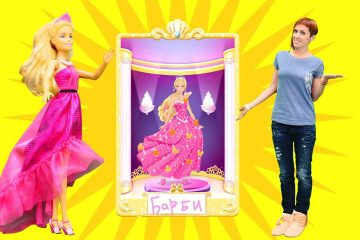Masha-vybiraet-naryad-dlya-Barbi-Igraem-v-Barbie-Fashion