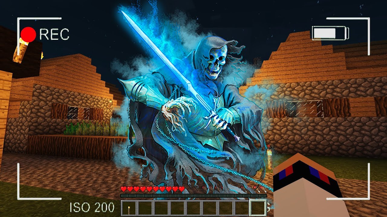 NUB-I-PRO-PROTIV-PRIZRAKA-100-TROLLING-NEVIDIMKOJ-Majnkraft-Vyzhivanie-kak-vyzhit-video-Minecraft