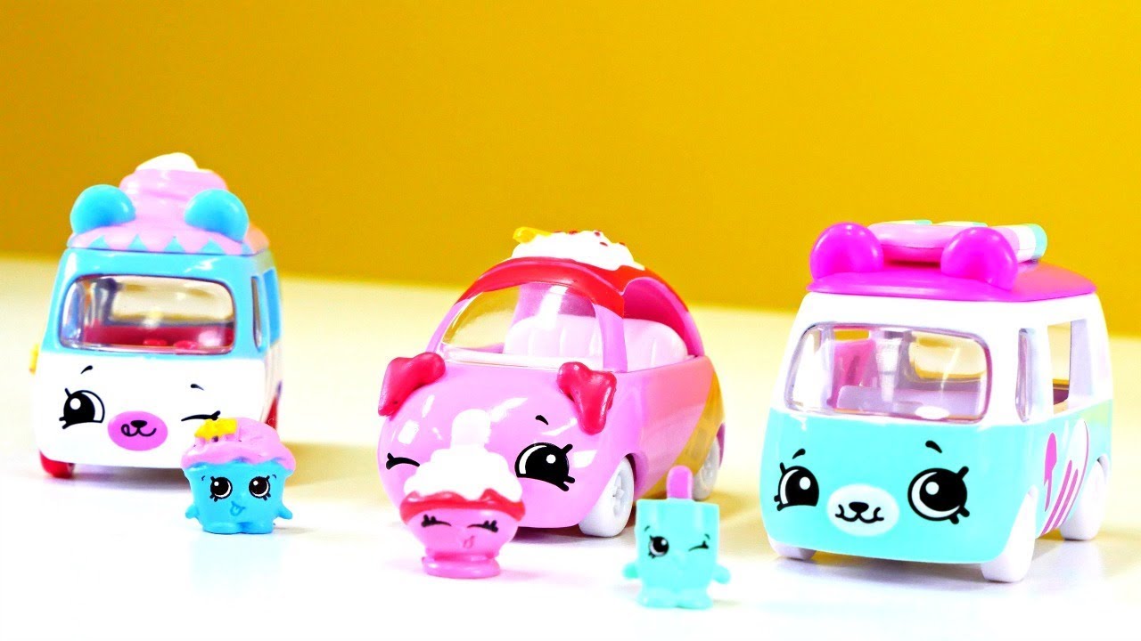 SHopkinsy-i-Novye-mashinki-Vecherinka-u-bassejna-Video-dlya-detej