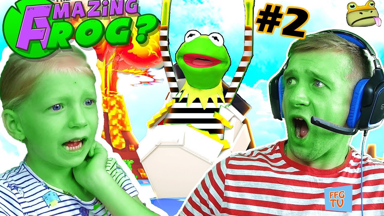 VESELAYA-LYAGUSHKA-PERDUSHKA-2-Priklyuchenie-v-Gorode-v-igre-Amazing-Frog-Igrovoj-Letsplej-ot-papy-FFGTV