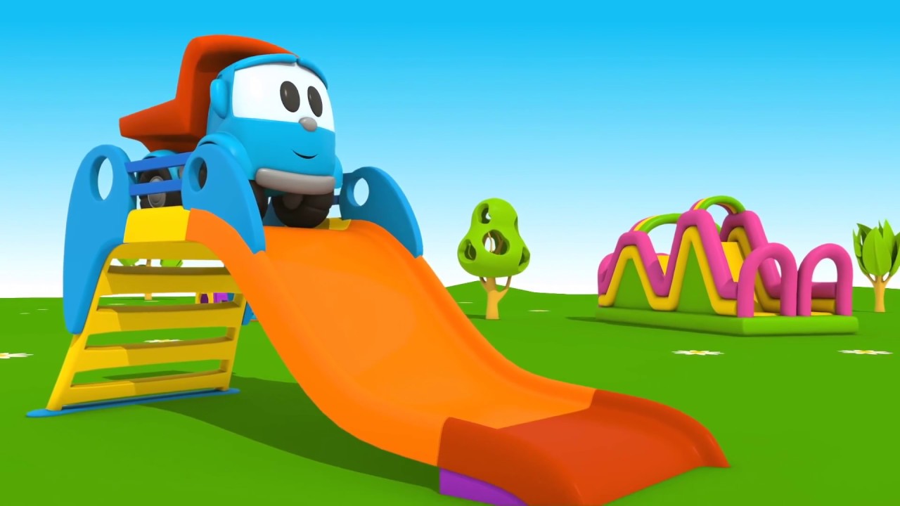 Veselye-multiki-dlya-detej-pro-Gruzovichka-Lyovu-i-transport