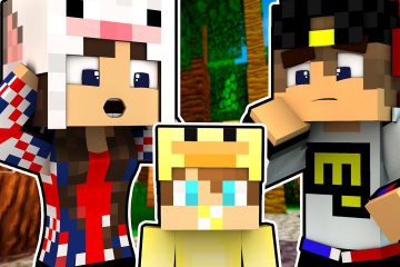 DETI-I-DEVUSHKA-NASHLI-REBENKA-VYZHIVANIE-NA-OSTROVE-V-MAJNKRAFT-VIDEO-MULTIK-DLYA-DETEJ-MINECRAFT