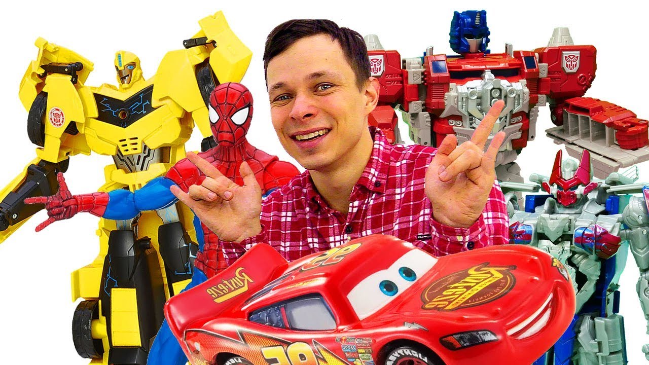 Fyodor-i-igrushki-dlya-malchikov-LIVE-Mashinki-Transformery-i-supergeroi
