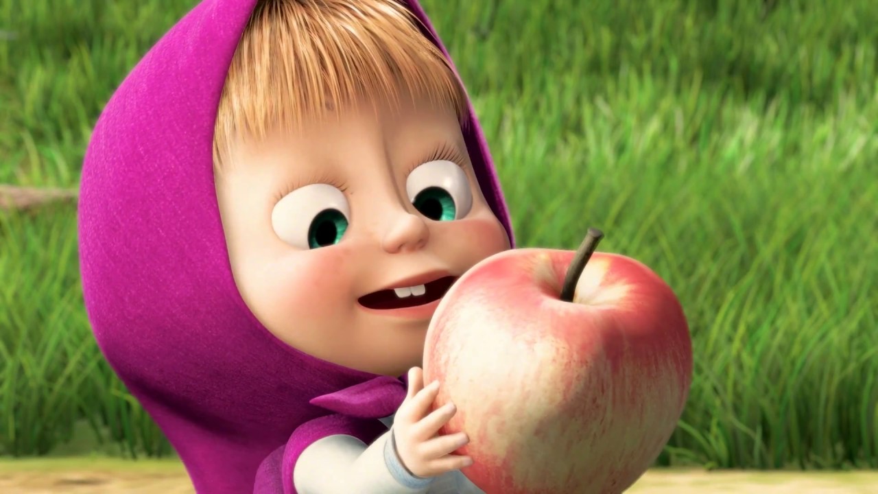 Masha-i-Medved-pervye-serii-Pervaya-vstrecha-i-skazka-pro-Krasnuyu-shapochku