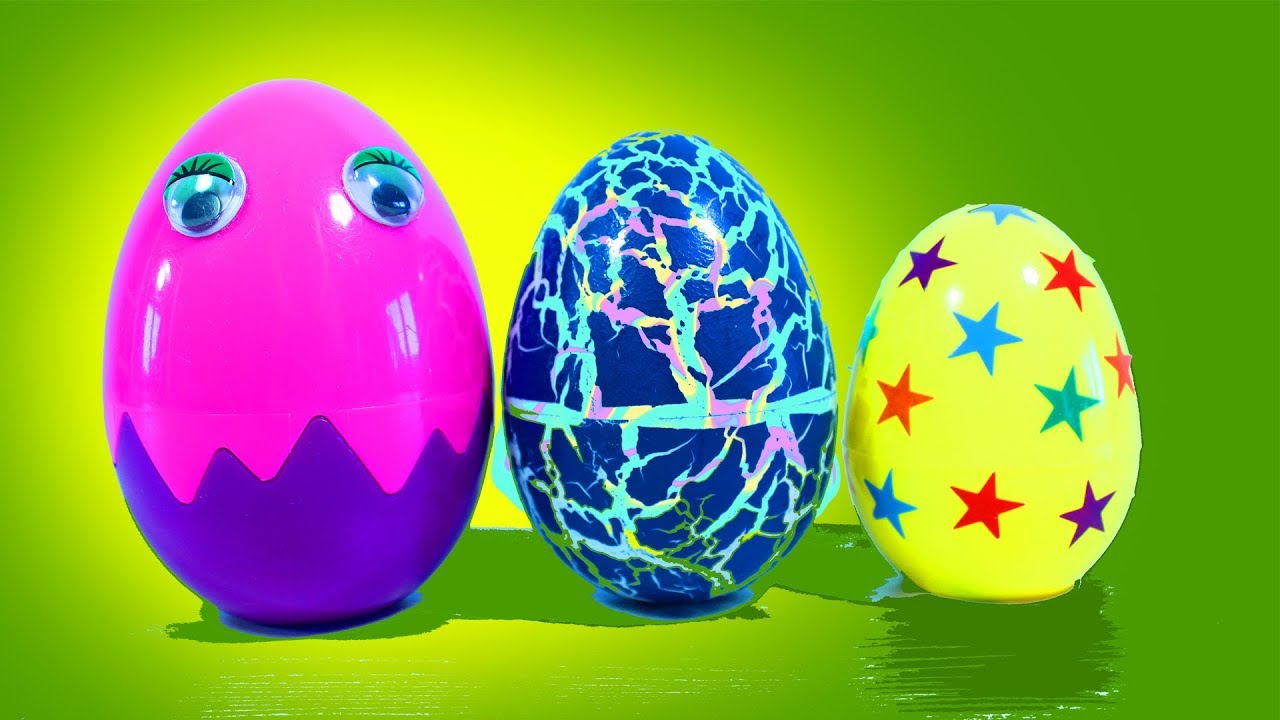 Neobychnye-Syurprizy-Uchim-tsveta-Igrushki-Masha-i-Medved-Svinka-Pepa-Robokar-Poli