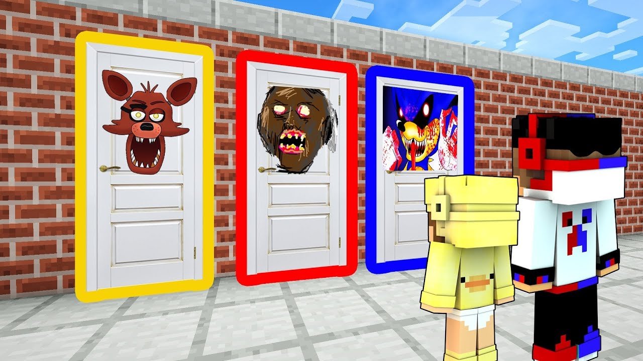 REBENOK-NASHEL-3-DVERI-V-MAJNKRAFT-CHTO-VYBERET-REBENOK-CHTO-ZA-DVERYAMI-DETI-MINECRAFT-MULTIK