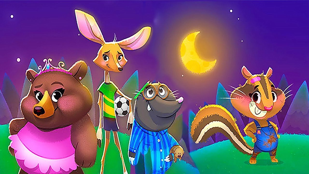 SKAZKA-NA-NOCH-Spokojnoj-nochi-lesnye-zhivotnye.-Skazki-dlya-detej-pered-snom.-Nosiki-Kurnosiki