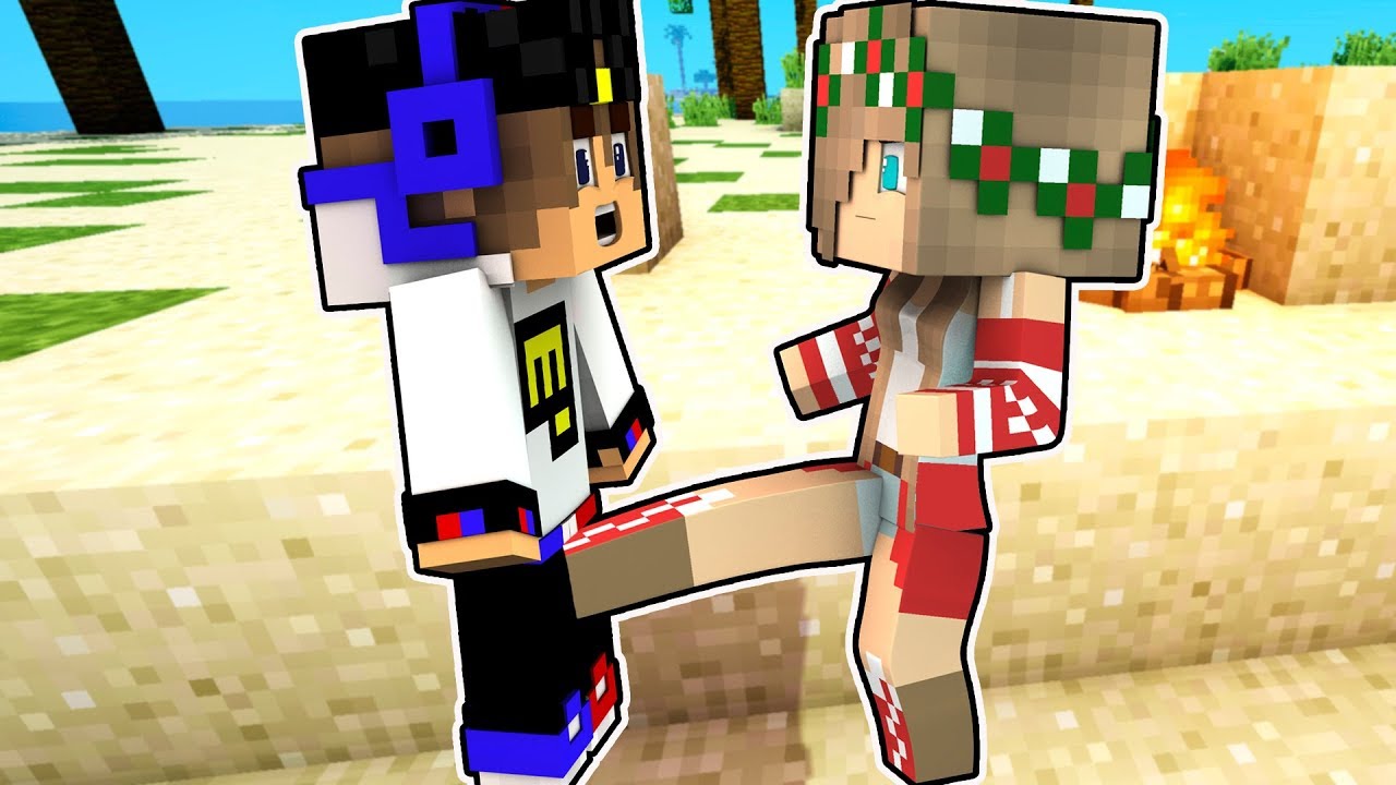 MOYA-DEVUSHKA-PROTIV-NUB-Majnkraft-Vyzhivanie-Vampiry-trolling-nuba-dlya-detej-serial-minecraft