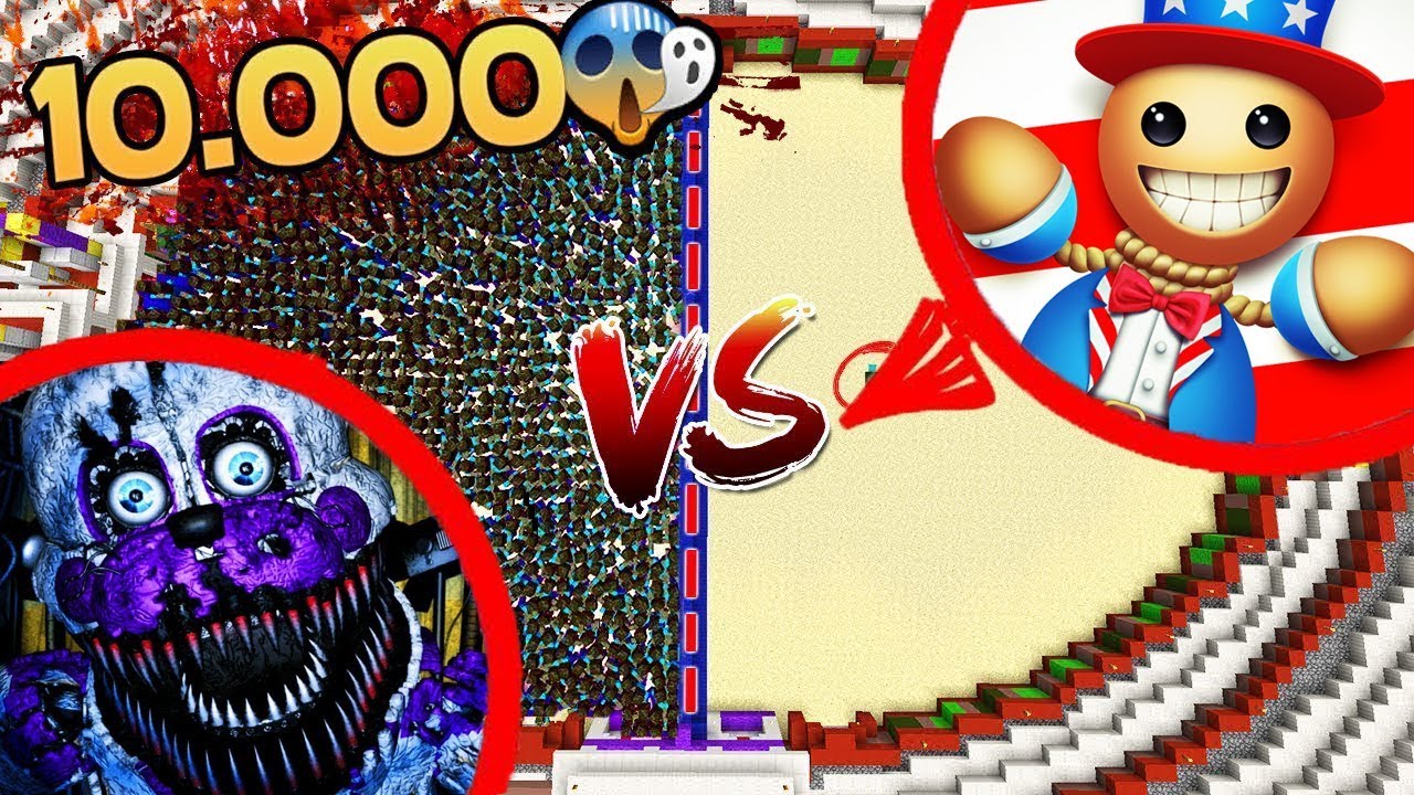 ARMIYA-10.000-ANTISTRESS-BADI-PROTIV-FREDDI-FNAF-7-SPASTI-NUBA-Kick-the-Buddy-TROLLING-FNAF-MINECRAFT