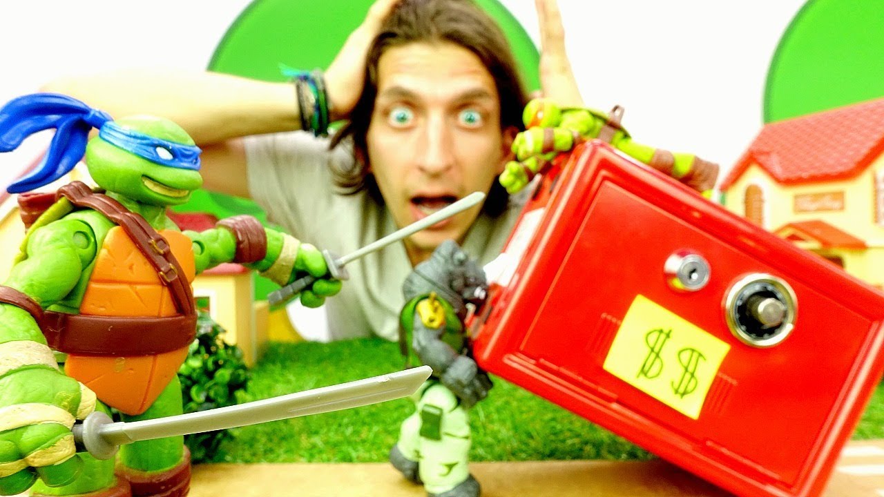 Igry-dlya-detej.-CHerepashki-Nindzya-syshhiki.-Tajna-sejfa