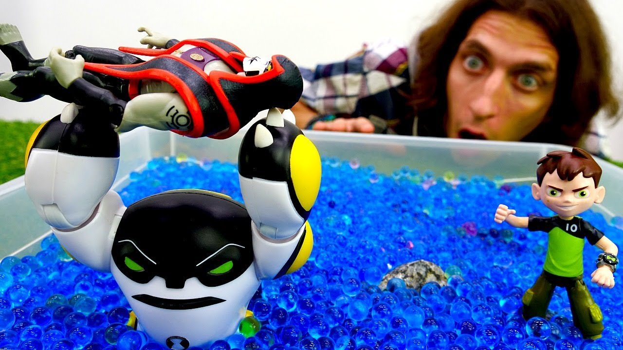 Ben-10-v-video-s-igrushkami-Ishhem-uchebniki-Ben-Tena