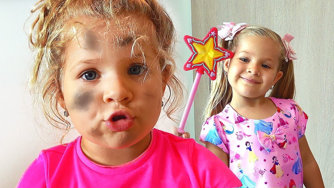 Diana-kak-ZOLUSHKA-Diana-as-Cinderella-Story-for-kids