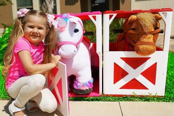 Diana-and-Roma-Pretend-Play-with-ride-on-Horse-Toy
