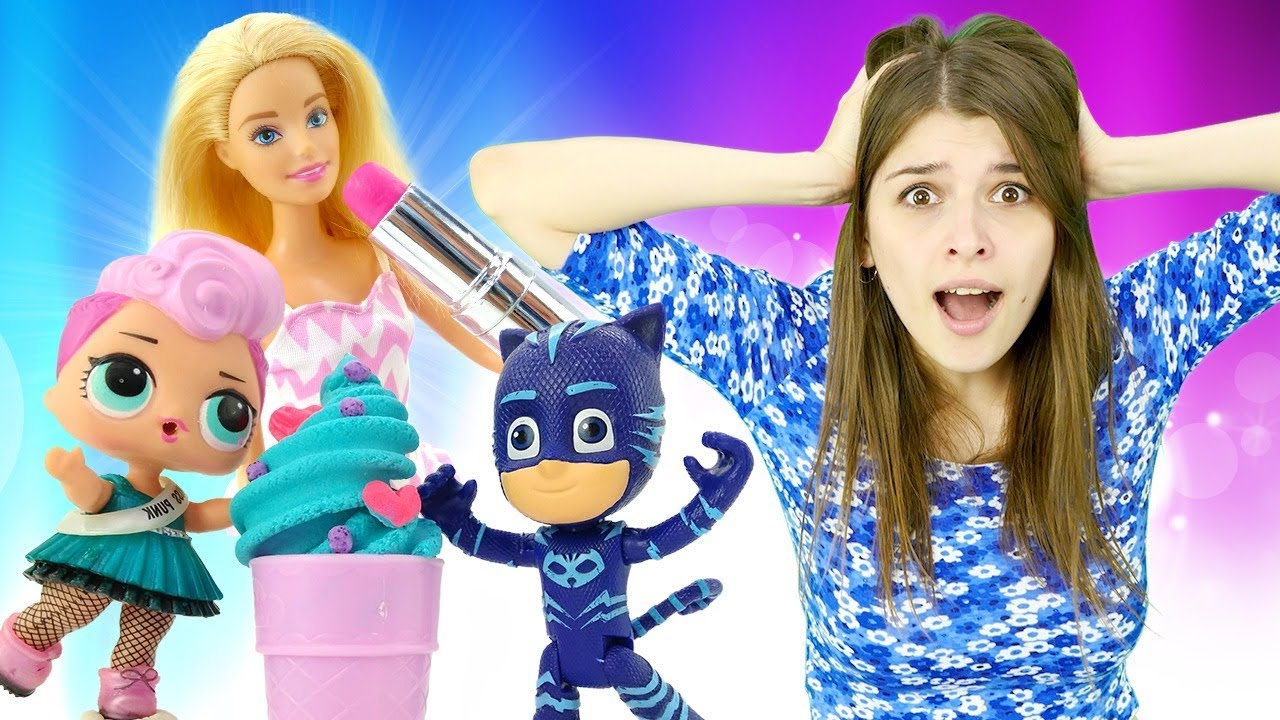 Supergeroi-i-kukly-Barbi-chelledzhi-i-salon-krasoty-sbornik-dlya-detej-Pryamoj-Efir-Deti-i-Roditeli