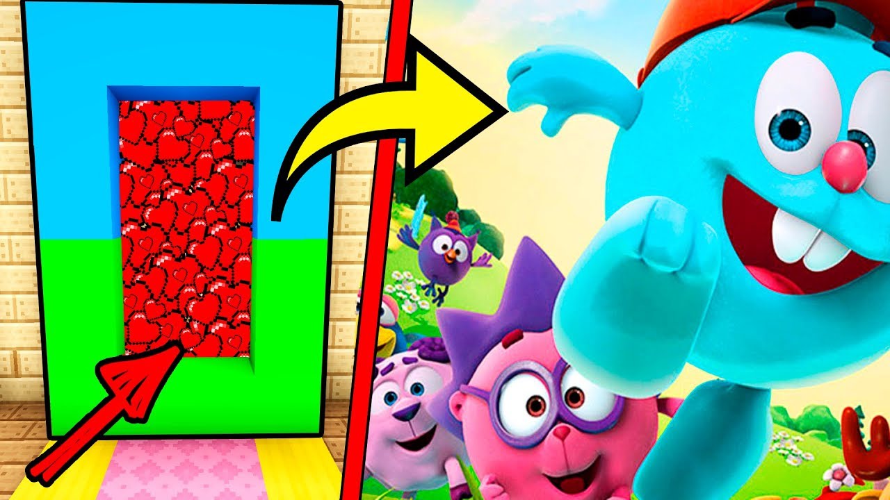 KAK-SDELAT-PORTAL-V-MIR-SMESHARIKOV-V-MAJNKRAFT-NOVOE-IZMERENIE-MULTIKOV-V-MINECRAFT-ROLEPLAY