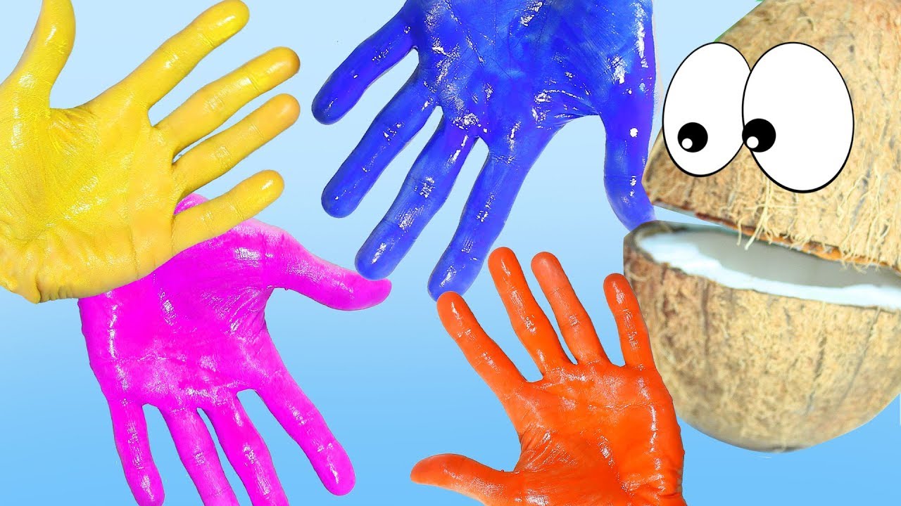 Krasim-palchiki-s-Misterom-Kokosom-Poyom-pesenku-Semya-Palchikov-na-russkom