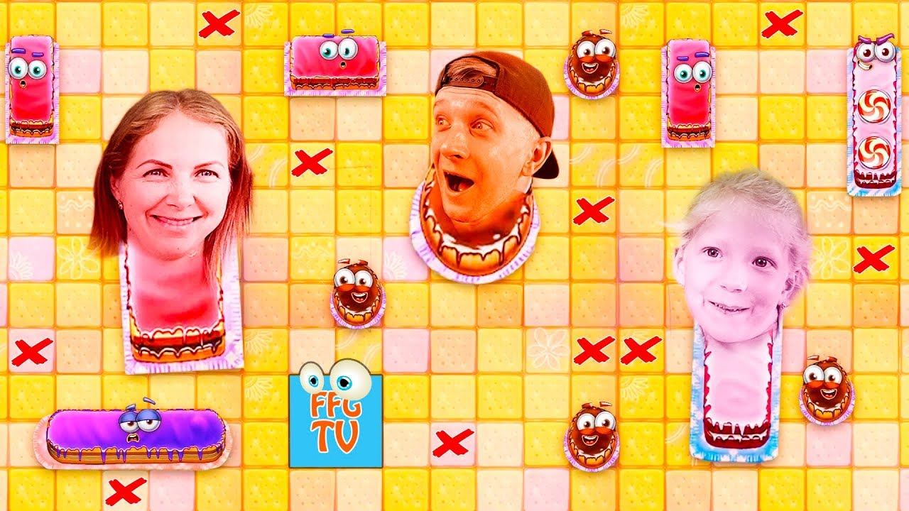 BITVA-za-TORTIKI-v-Igre-JOLLY-BATTLE-CHto-USTROILI-MILANA-i-Papa-DOMA-Ot-FFGTV
