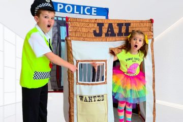 Max-go-to-Toy-Jail-Playhouse-as-a-Katy-pretend-cop