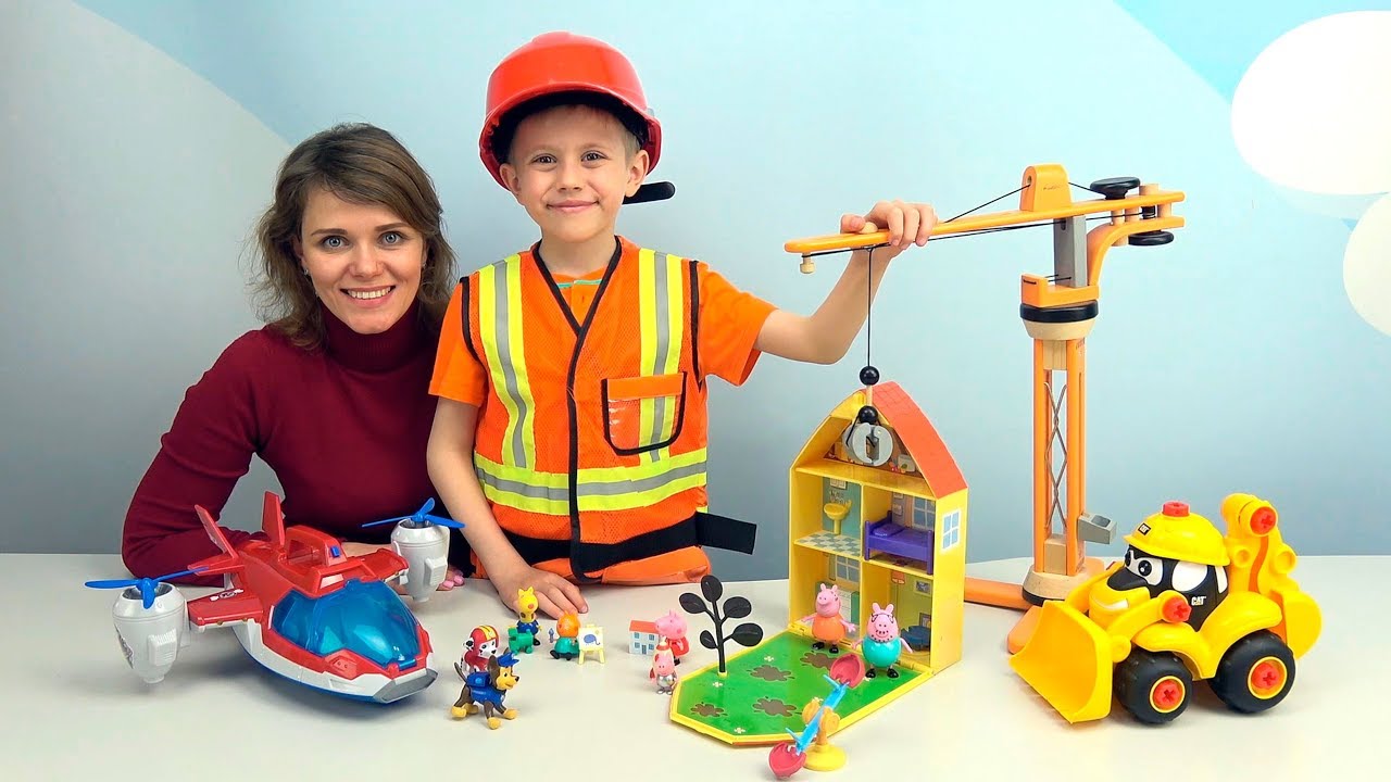 Novyj-domik-Svinki-Peppy-i-SHHENYACHIJ-PATRUL-New-House-for-Peppa-Pig