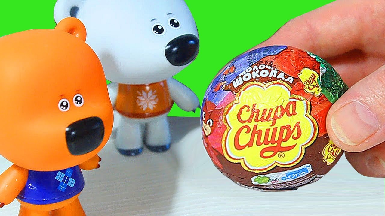 Masha-ustroila-Prazdnik-dlya-Keshi-i-Tuchki-CHupa-CHups-Geroi-v-Maskah-Smeshariki-SHopkins