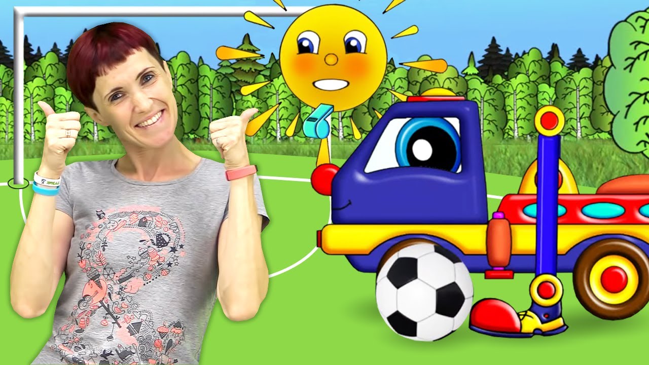 Multik-dlya-detej-Masha-i-mashinka-Poma-igrayut-v-FUTBOL.-Sbornik-multfilmov
