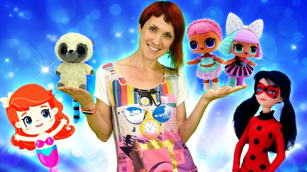 Pro-Mashu-i-Barbi-Ledi-Bag-LOL-Video-s-kuklami-Multiki-dlya-devochek