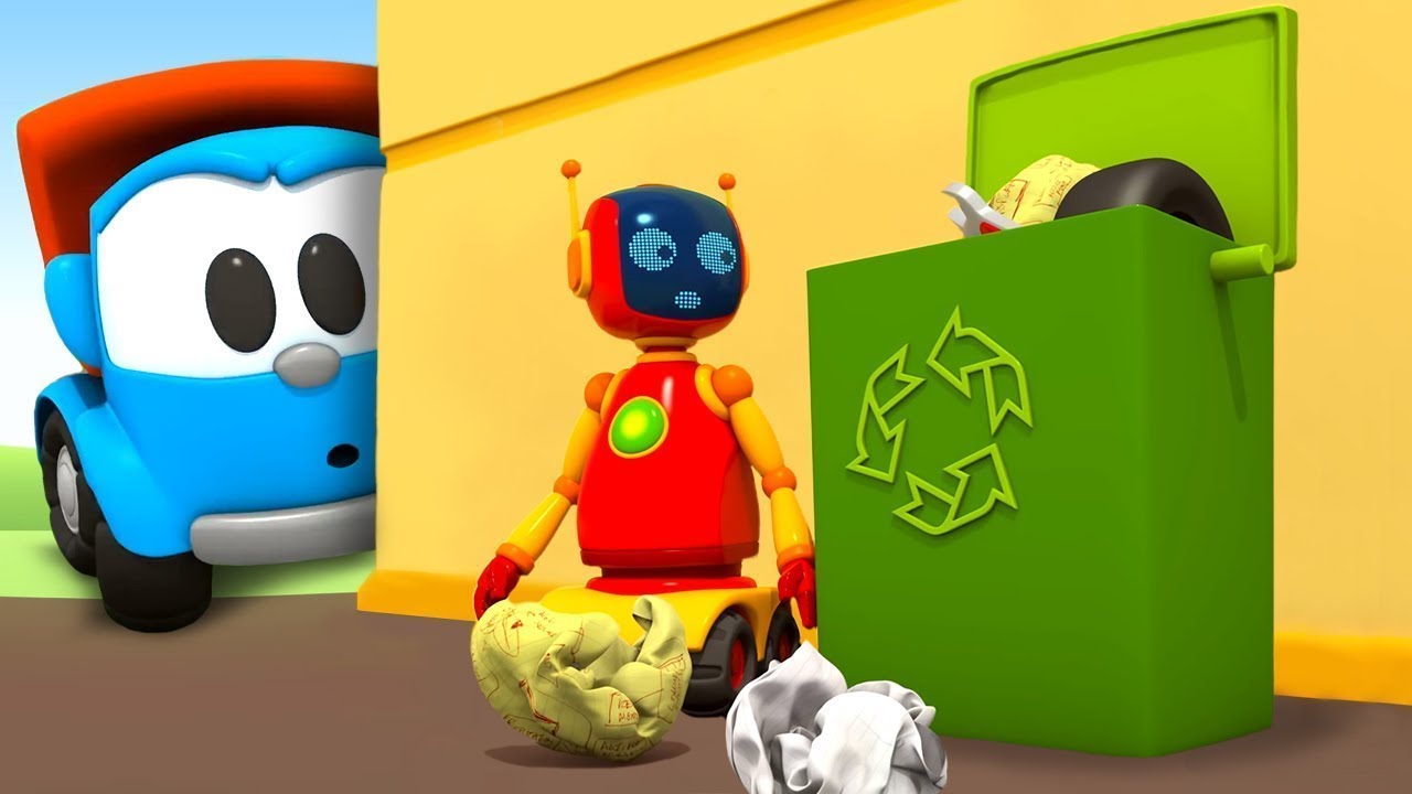 Gruzovichok-Leva.-Sbornik-razvivayushhih-multfilmov-dlya-detej.-Musorovoz