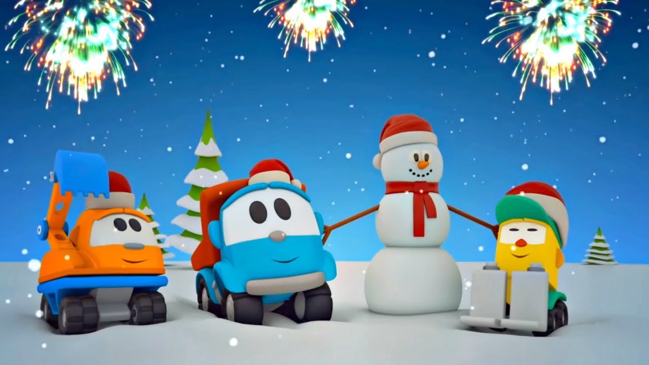 Multiki-pro-Novyj-God-dlya-detej-Gruzovichok-Leva-i-Mashinki.-Bolshoj-sbornik