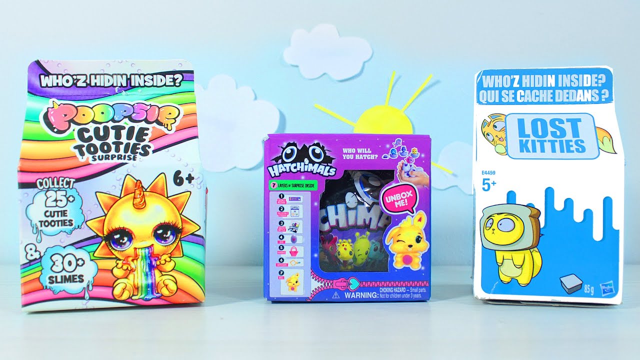 Kotyata-v-quotmolokequot-Hetchimals-Edinorozhek-milashka-Tutsi-Korobki-s-syurprizami-dlya-detej