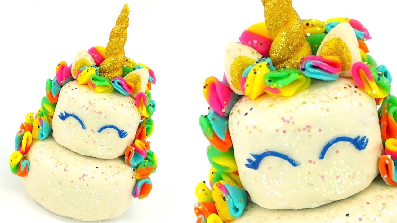 Lepim-iz-plastilina-tort-s-edinorogom.-Razvivayushhee-video-dlya-detej