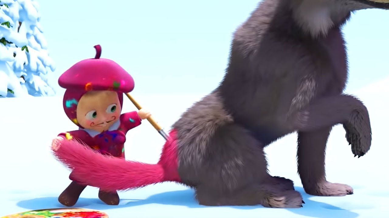 Masha-i-Medved-pervye-serii-Kartina-maslom-27-Seriya-Sinyaya-boroda-20-Seriya