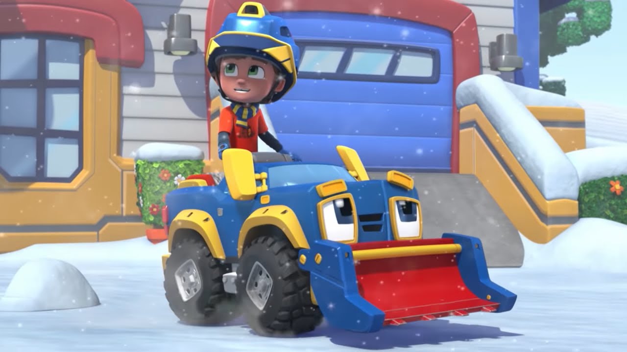 REV-i-zavodnaya-komanda-Zima-Serii-7-9-Novye-multiki-pro-mashinki-dlya-detej