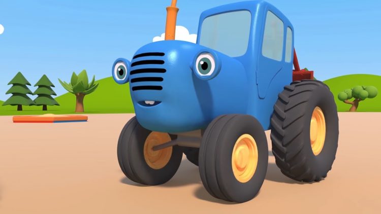 Sinij-Traktor-3D-Vozdushnye-shariki-i-Vesyolaya-pobeda-Novye-multiki-pro-mashinki