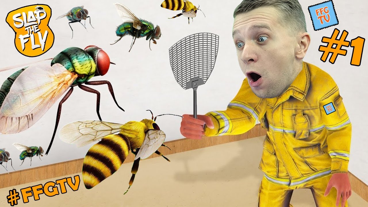 V-MOYOM-Dome-MUHI-i-PCHYOLY-Simulyator-OTLOVA-NASEKOMYH-ot-FFGTV-v-igre-Slap-The-Fly