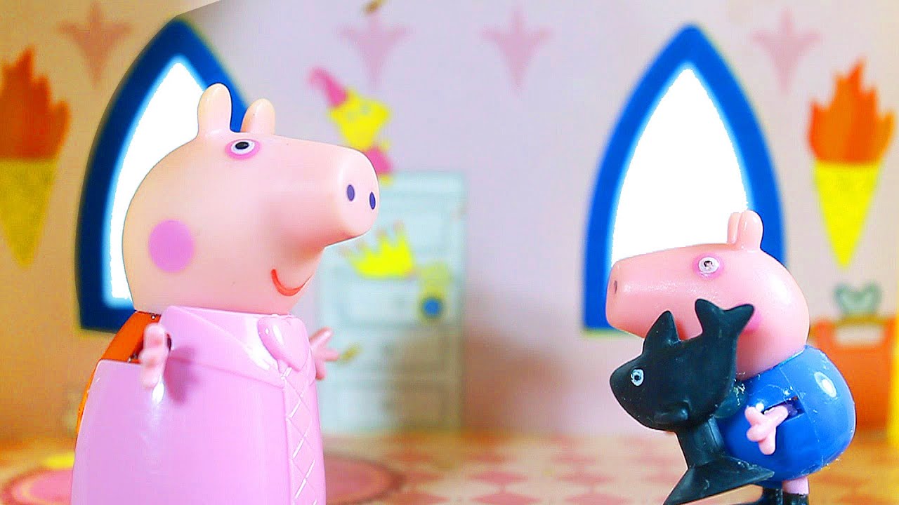 Vesyolaya-pesenka-pro-akulu-Baby-Shark-v-ispolnenii-Dzhordzha-Multik-s-igrushkami-Svinka-Peppa