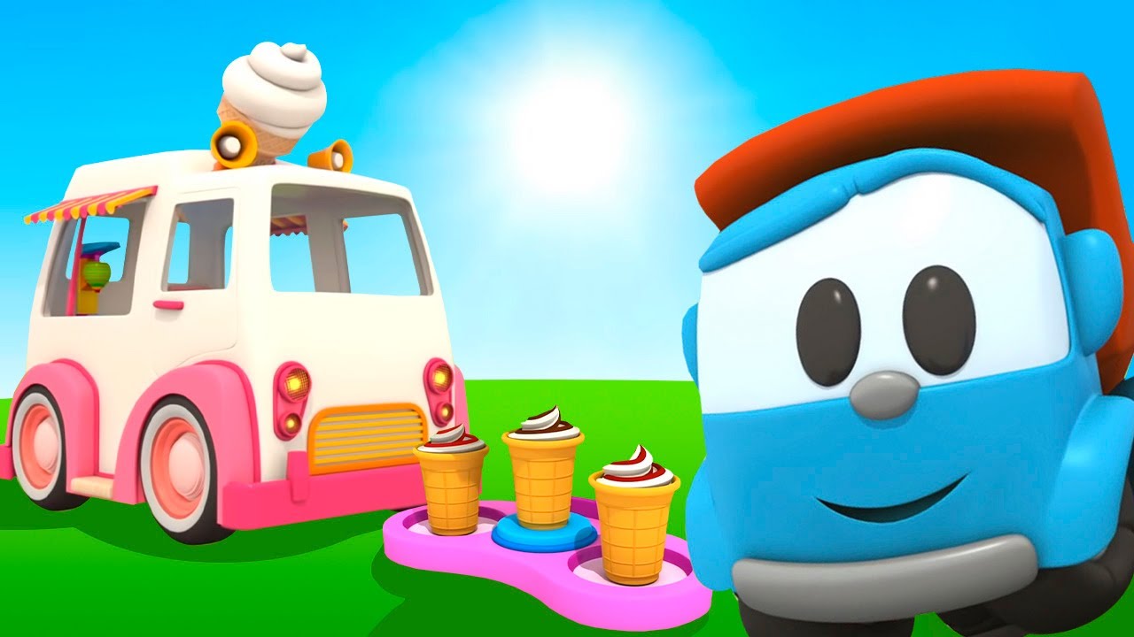 Luchshie-multiki-pro-mashinki-Gruzovichok-Lyova-i-Morozhenoe-Razvivayushhie-multfilmy-dlya-detej