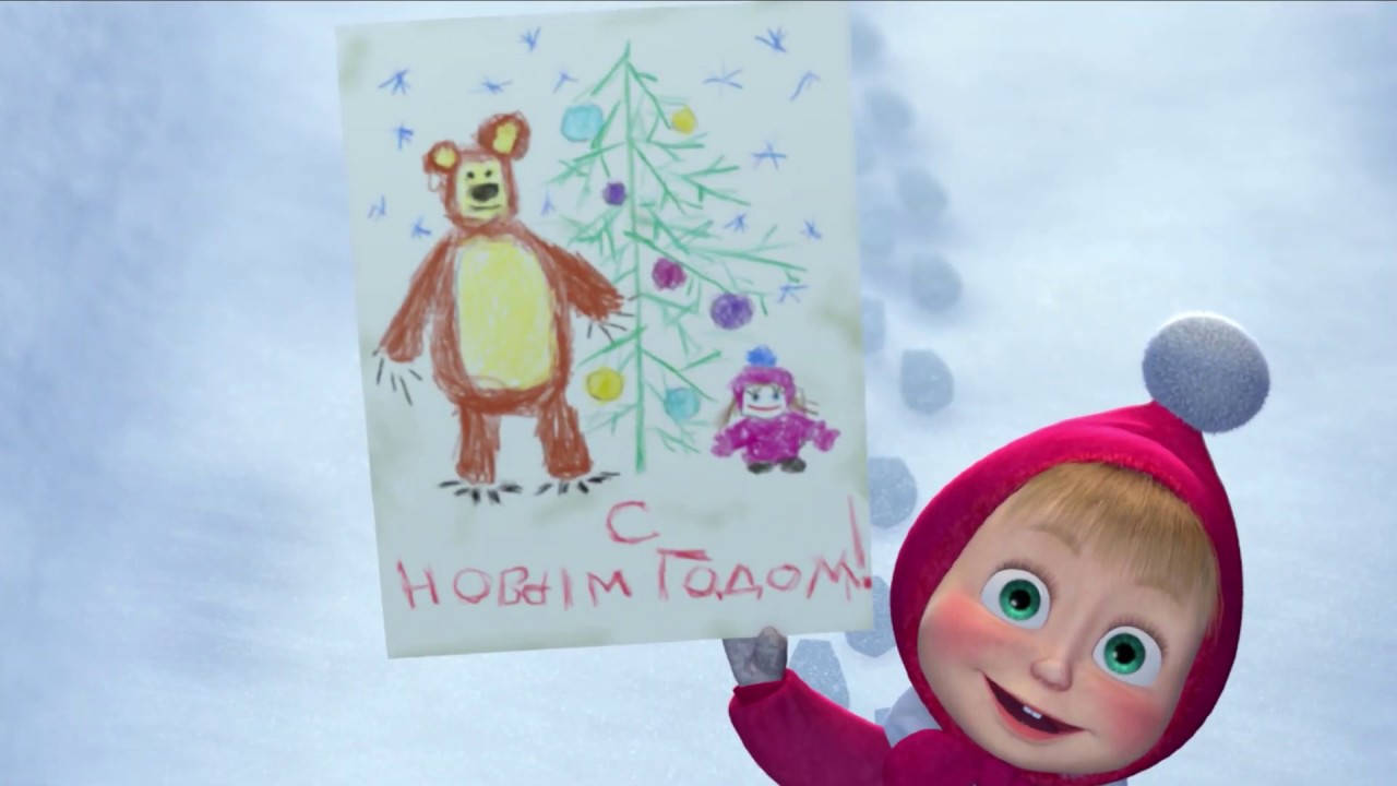 Masha-i-Medved-Multfilmy-pro-Zimu-Vse-serii-podryad