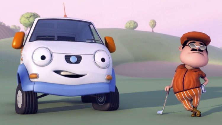 Olli-Veselyj-gruzovichok-Multfilm-pro-mashinki-Seriya-29-Sumasshedshij-golf-Full-HD