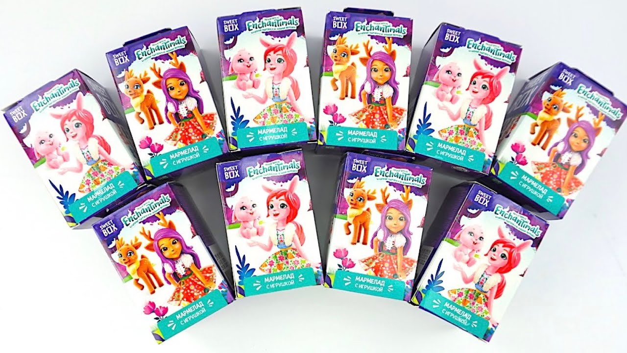 Enchentimals-otkryvaem-syurprizy-sobiraem-kollektsiyu-igrushek